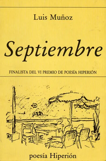 Portada de Septiembre, de Luis Muñoz